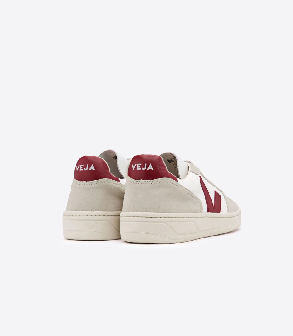 Veja Sneakers Dam - V-10 B-Mesh - Vita/Beige - 038276-CXO